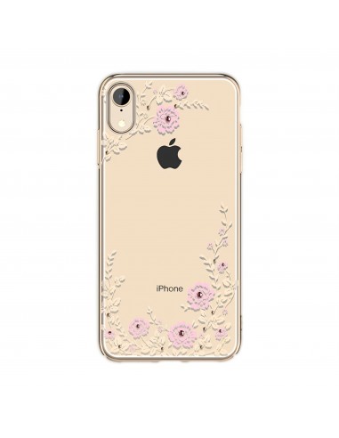 Coque silicone pour iPhone XR avec pierres Swarovski
