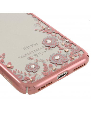 Coque silicone pour iPhone 8 et iPhone 7 avec pierres Swarovski