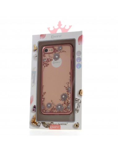 Coque silicone pour iPhone 8 et iPhone 7 avec pierres Swarovski