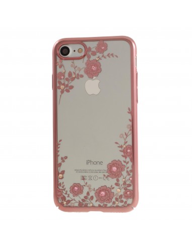 Coque silicone pour iPhone 8 et iPhone 7 avec pierres Swarovski