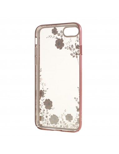 Coque silicone pour iPhone 8 et iPhone 7 avec pierres Swarovski