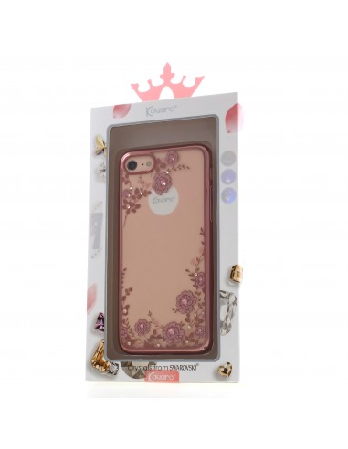 Coque silicone pour iPhone 8 et iPhone 7 avec pierres Swarovski