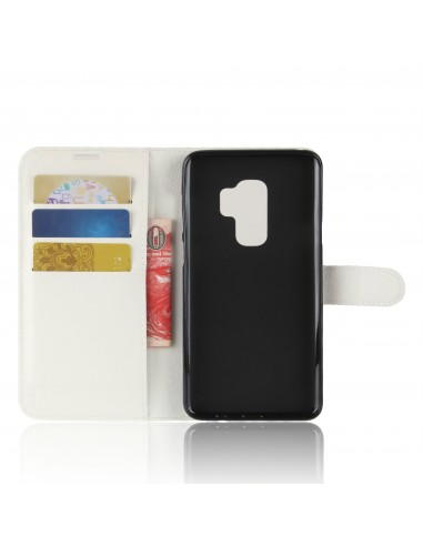 Etui Samsung portefeuille Galaxy S9+ avec rangement cartes
