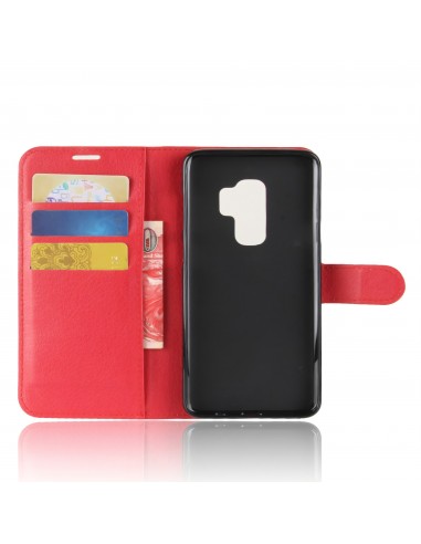 Etui Samsung portefeuille Galaxy S9+ avec rangement cartes