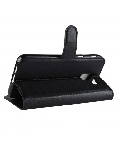 Etui Samsung pour Galaxy J6 2018 Simili-cuir Litchi