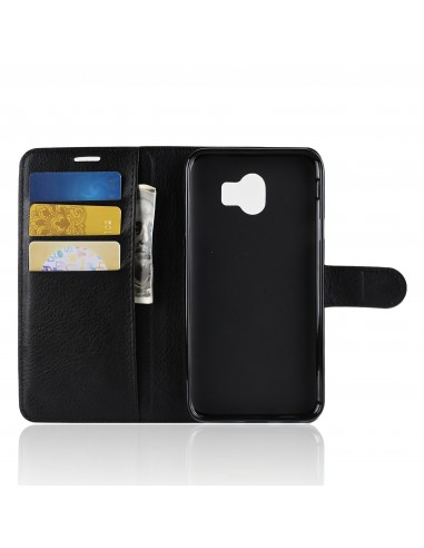 Etui Samsung pour Galaxy J4 2018 Simili-cuir Litchi