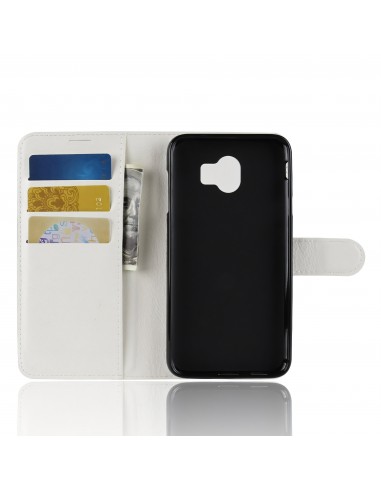 Etui Samsung pour Galaxy J4 2018 Simili-cuir Litchi