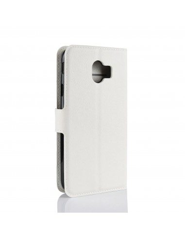 Etui Samsung pour Galaxy J4 2018 Simili-cuir Litchi