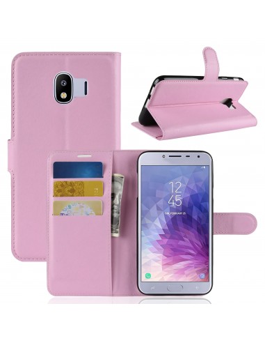 Etui Samsung pour Galaxy J4 2018 Simili-cuir Litchi