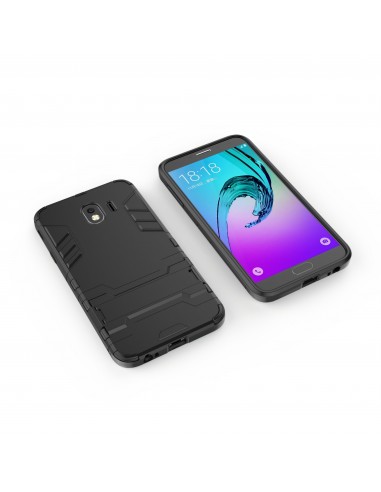 Coque antichoc Galaxy J4 2018 avec petit support Cool Guard