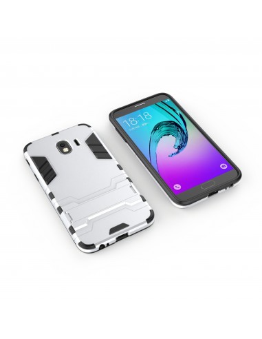 Coque antichoc Galaxy J4 2018 avec petit support Cool Guard