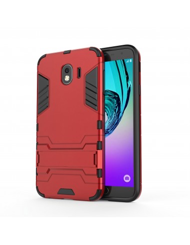 Coque antichoc Galaxy J4 2018 avec petit support Cool Guard