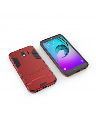 Coque antichoc Galaxy J4 2018 avec petit support Cool Guard