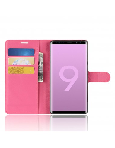 Etui Samsung portefeuille pour Galaxy Note 9 avec rangement cartes