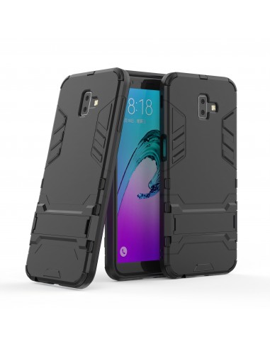 Coque antichoc Galaxy J6 Plus avec petit support Cool Guard