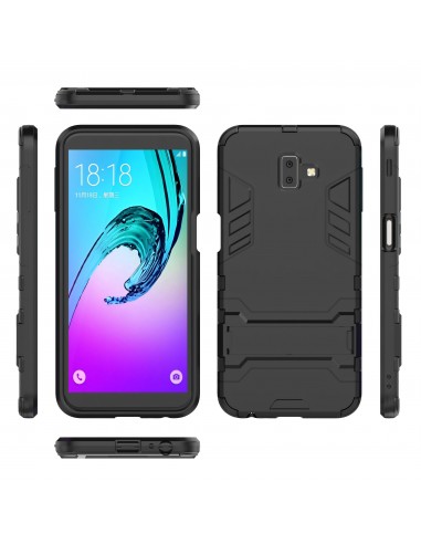 Coque antichoc Galaxy J6 Plus avec petit support Cool Guard