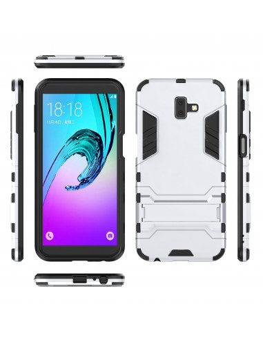 Coque antichoc Galaxy J6 Plus avec petit support Cool Guard