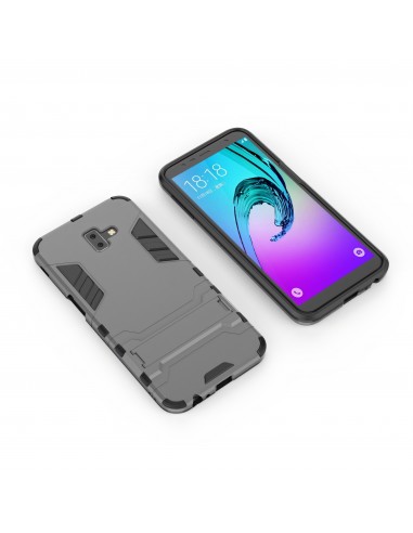 Coque antichoc Galaxy J6 Plus avec petit support Cool Guard