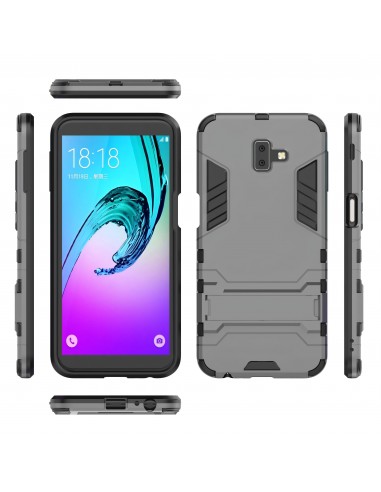 Coque antichoc Galaxy J6 Plus avec petit support Cool Guard