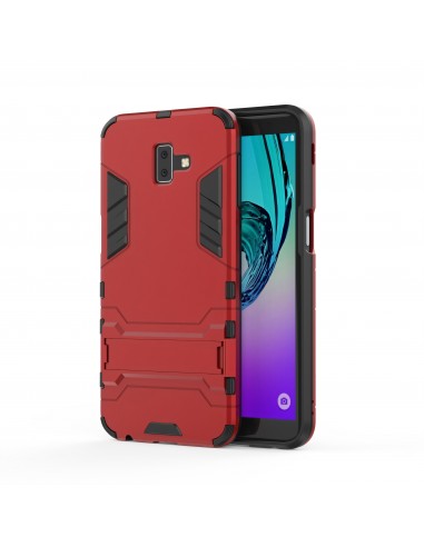 Coque antichoc Galaxy J6 Plus avec petit support Cool Guard