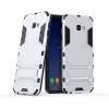 Coque antichoc Galaxy J4 Plus avec petit support Cool Guard Argent