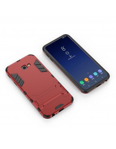 Coque antichoc Galaxy J4+ avec petit support Cool Guard