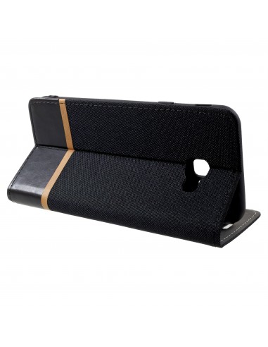 Etui Samsung portefeuille pour Galaxy J4+ et Galaxy J4 Prime Style tissus