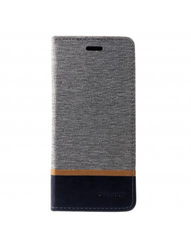 Etui Samsung portefeuille pour Galaxy J4+ et Galaxy J4 Prime Style tissus