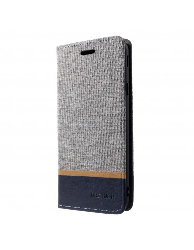 Etui Samsung portefeuille pour Galaxy J4+ et Galaxy J4 Prime Style tissus