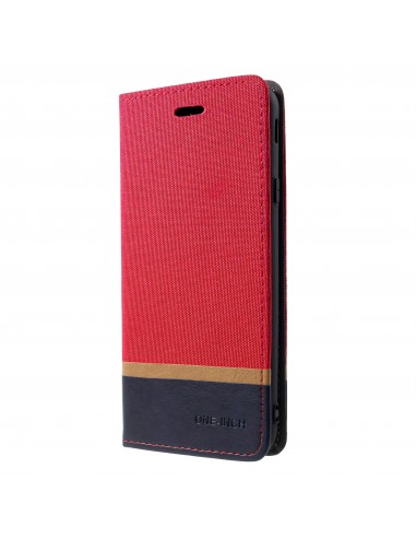 Etui Samsung portefeuille pour Galaxy J4+ et Galaxy J4 Prime Style tissus