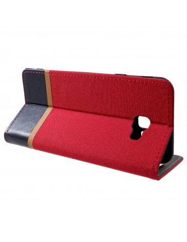 Etui Samsung portefeuille pour Galaxy J4+ et Galaxy J4 Prime Style tissus