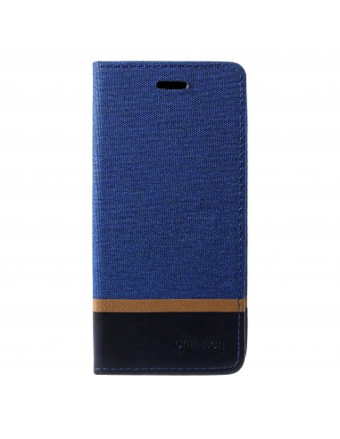 Etui Samsung portefeuille pour Galaxy J4+ et Galaxy J4 Prime Style tissus