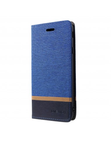 Etui Samsung portefeuille pour Galaxy J4+ et Galaxy J4 Prime Style tissus