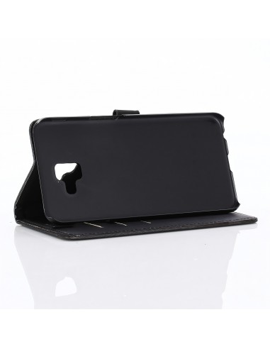 Etui Samsung portefeuille pour Galaxy J6+ simili cuir