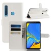 Etui Samsung portefeuille magnetique Galaxy A9 2018 Blanc