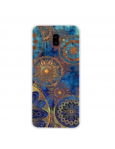 Coque silicone fantaisie pour Samsung Galaxy J6 Plus Mandala