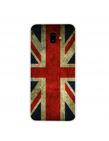 Coque silicone fantaisie pour Samsung Galaxy J6 Plus Drapeau Britannique