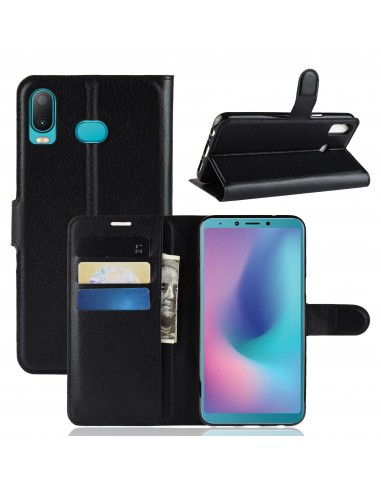 Etui Samsung portefeuille magnetic pour Samsung Galaxy A6s
