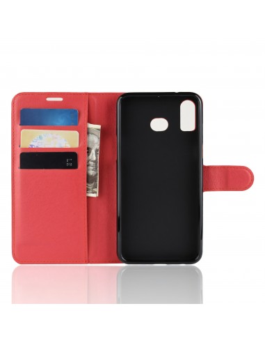 Etui Samsung portefeuille magnetic pour Samsung Galaxy A6s