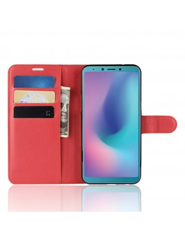 Etui Samsung portefeuille magnetic pour Samsung Galaxy A6s