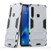 Coque antichoc hybride Galaxy A9 2018 avec support Cool Guard Argent