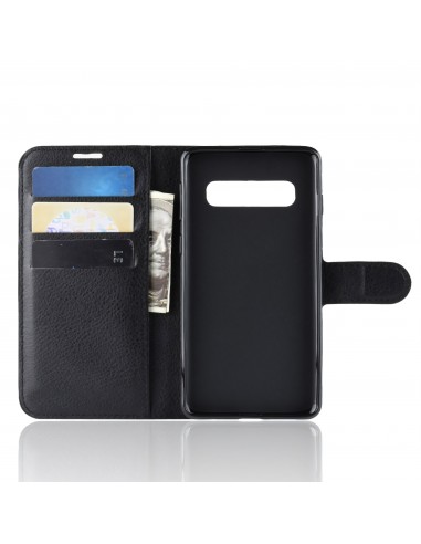 Etui Samsung portefeuille pour Galaxy S10 avec rangement