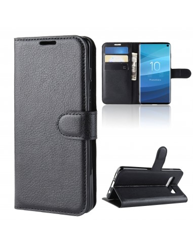 Etui Samsung portefeuille pour Galaxy S10 avec rangement