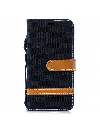 Etui Samsung portefeuille Galaxy S10E Tissus