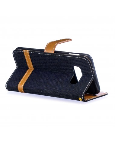 Etui Samsung portefeuille Galaxy S10E Tissus