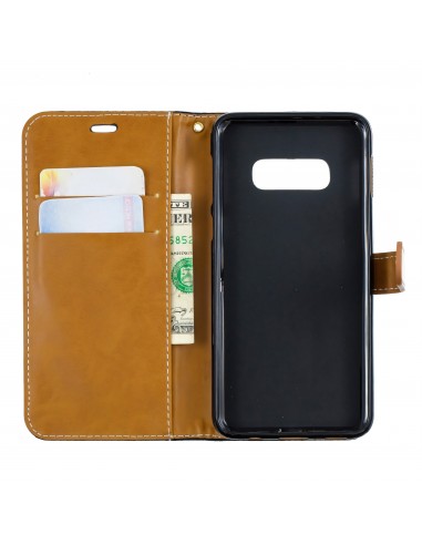 Etui Samsung portefeuille Galaxy S10E Tissus