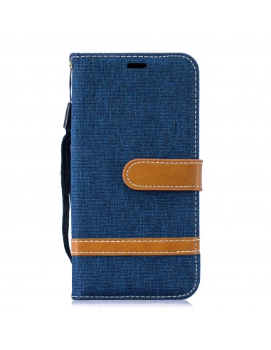 Etui Samsung portefeuille Galaxy S10E Tissus