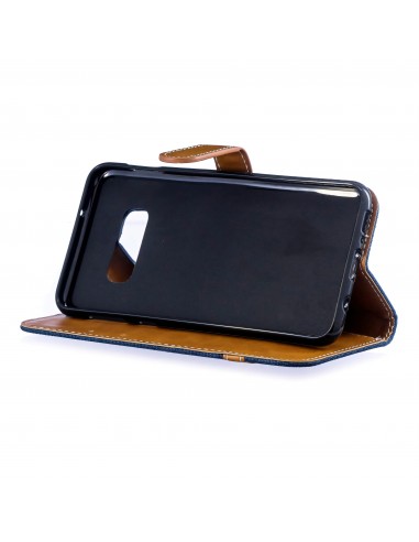 Etui Samsung portefeuille Galaxy S10E Tissus