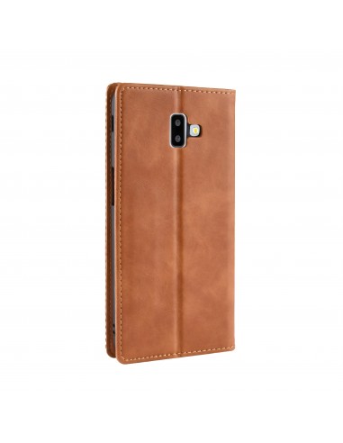 Etui Samsung portefeuille Pour Galaxy J6 Plus Vintage