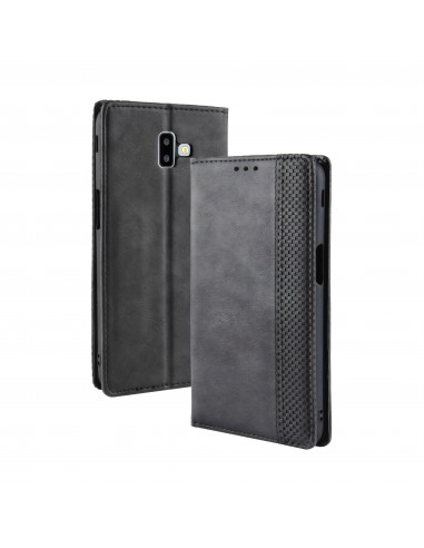 Etui Samsung portefeuille Pour Galaxy J6 Plus Vintage
